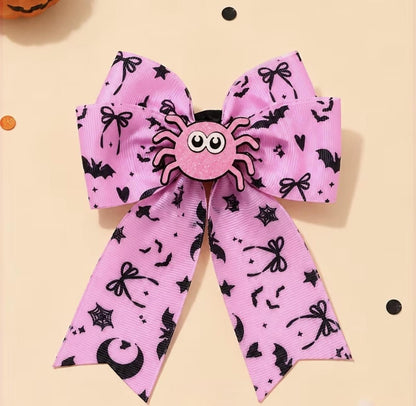 Pink Spider Hair Clip